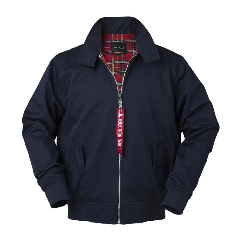 Jaqueta Masculina Casual Bomber de  Algodão Poliéster