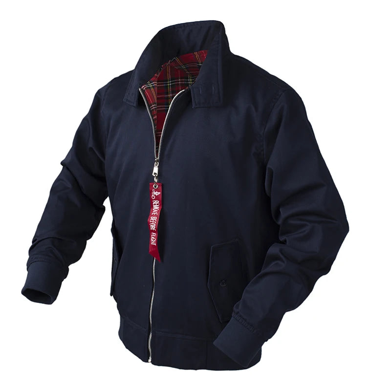 Jaqueta Masculina Casual Bomber de  Algodão Poliéster