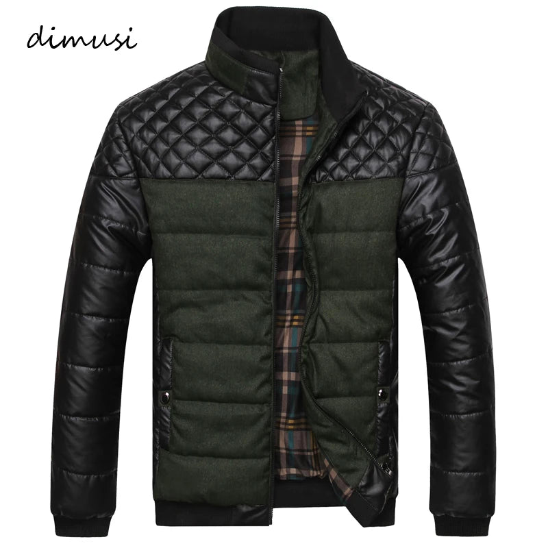 Jaqueta Masculina Dimusi Casual Inverno Acolchoado