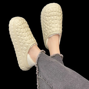 Pantufa Feminina Crocs Eva Acolchoamento de Veludo