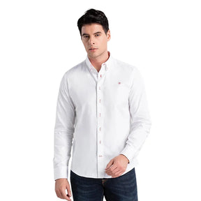 Camisa Masculina Social Zack Slim Fit de Algodão