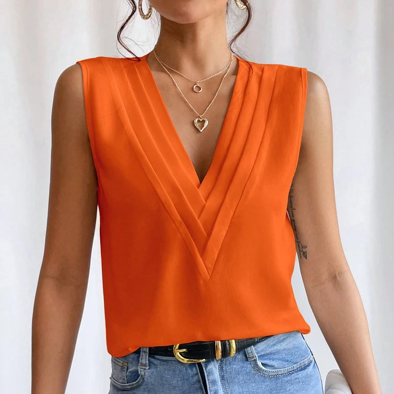 Blusa Feminina de Escritório Casual