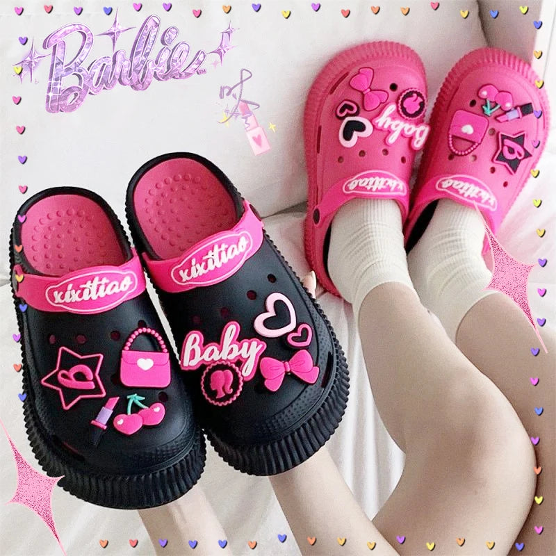 Chinelo Infantil Crocs Barbie