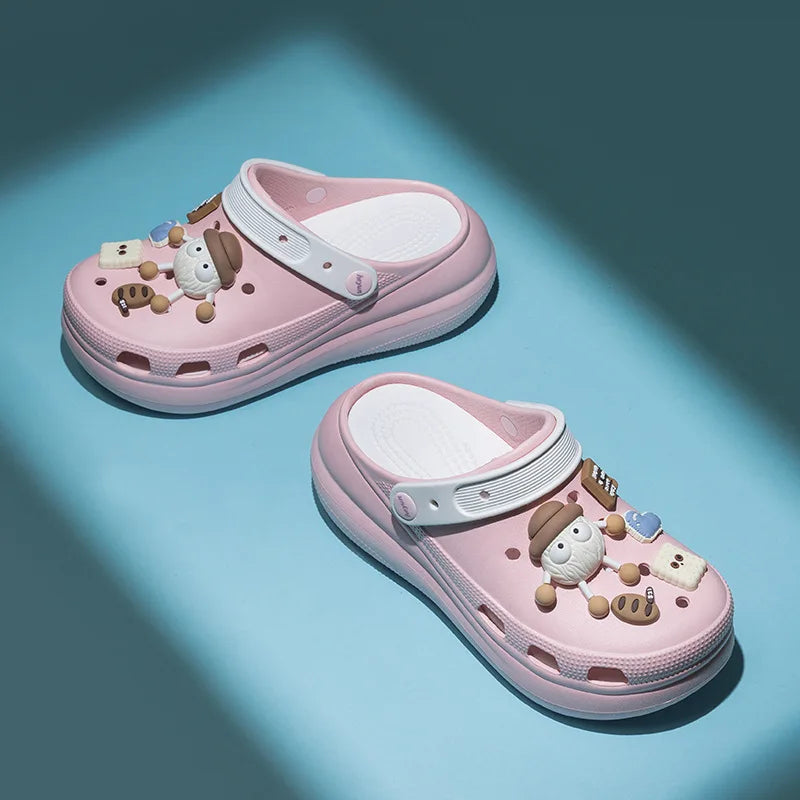 Sandália Feminina Crocs Eva Personalizada Bichinhos Animado