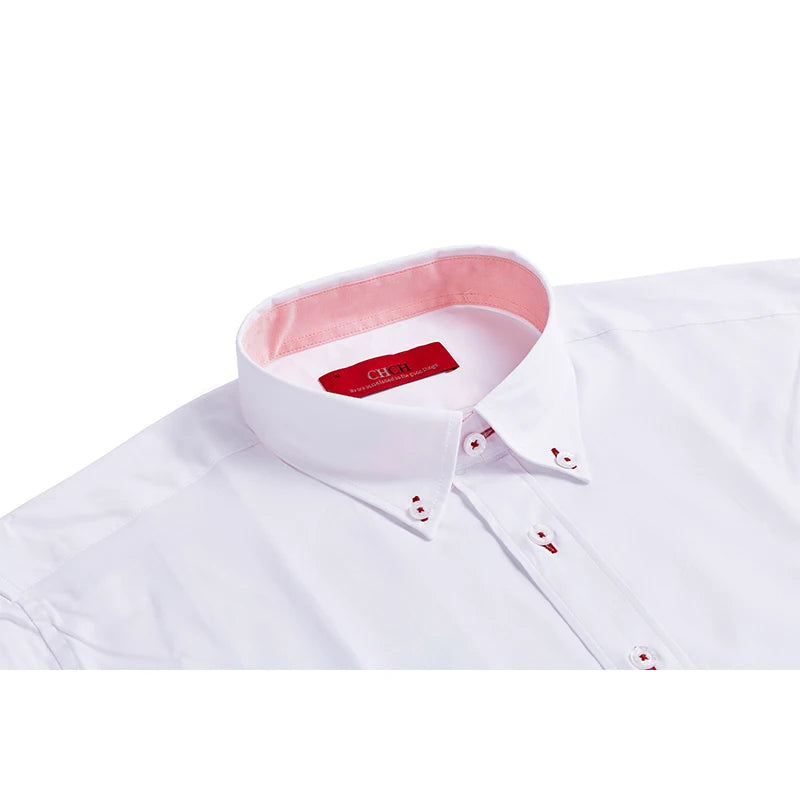 Camisa Masculina Social Zack Slim Fit de Algodão