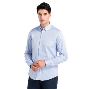 Camisa Masculina Social Zack Slim Fit de Algodão