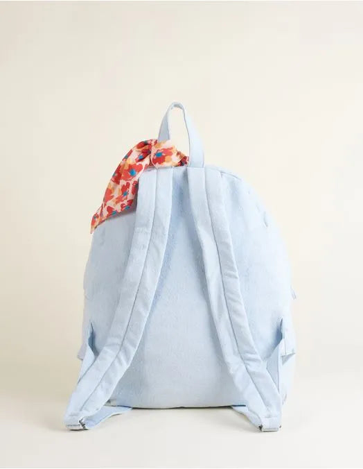 Mochila Feminina Lola Jeans Detalhe Laço - Impermeável