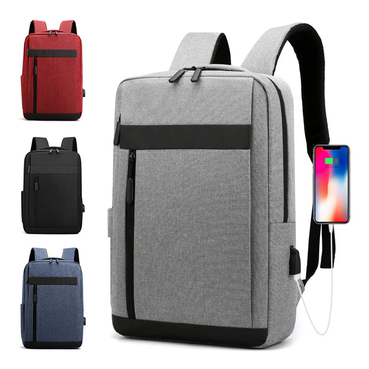 Mochila para Notebook Luuk Jovem Multifuncional Nylon Poliéster Portátil