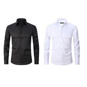 Camisa Social Slim Flex Anti Amassado - Compre 1 Leve 2