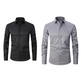 Camisa Social Slim Flex Anti Amassado - Compre 1 Leve 2